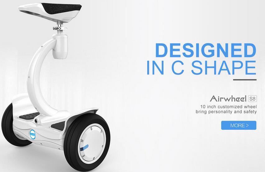 In a word, the design of Airwheel S8 is fashionable and competitive.