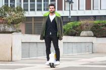 Erkunden Sie Teile unbekannt mit einem Reise-Tool - Airwheel Q1 Zwillingsbereifung Scooter